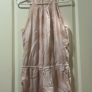 NWOT Anthropologie Cloth & Stone TieDye Sleeveless drawstring Cropped Jumpsuit S